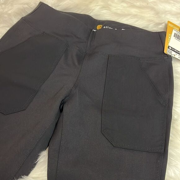 Carhartt Force Utility Black Knit Farm Thick Leggings Size S NWT - Picture 6 of 8